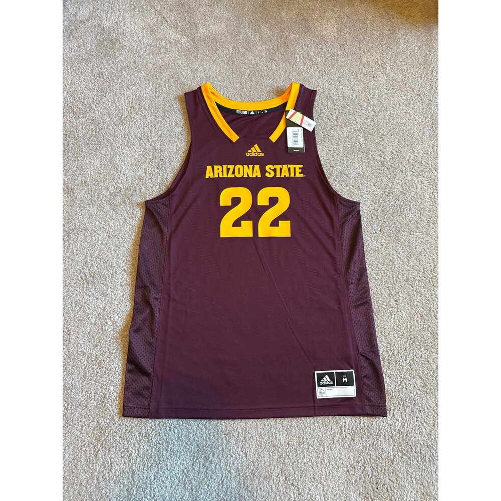 Arizona State Sun Devils NWT Men’s Adidas Basketball Jersey Size Medium